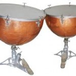 A pair of Ludwig balanced action timpani - ca. 1935