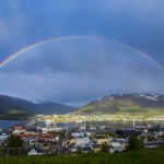 Tromso with Rainbow