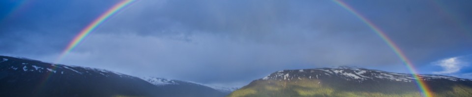 Tromso with Rainbow